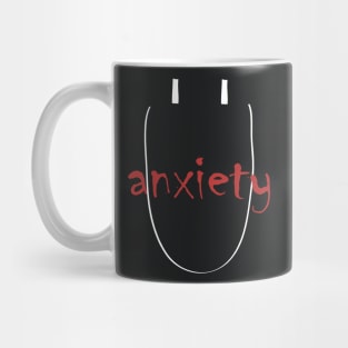 Anxiety White Mug